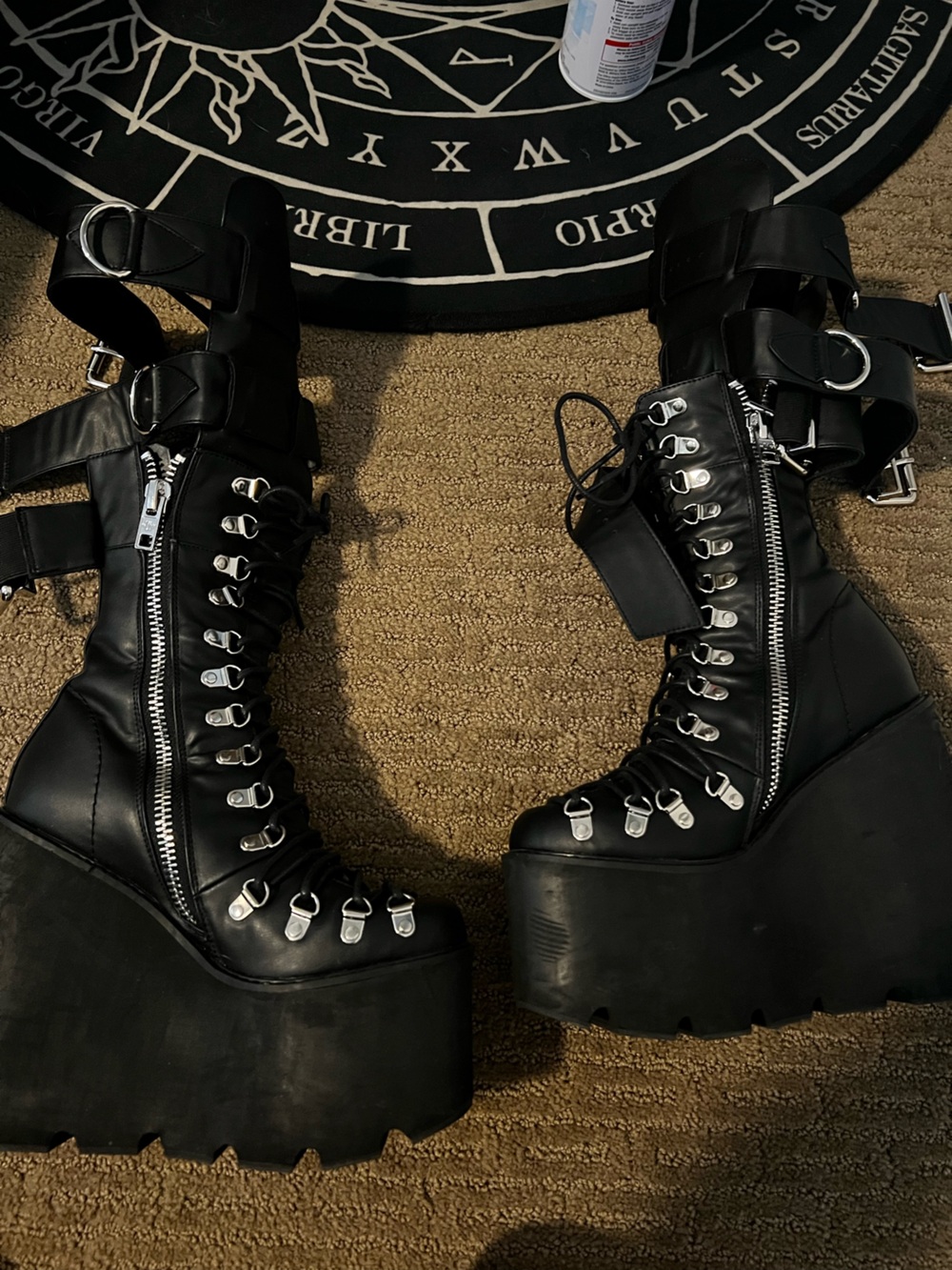 Current Mood - Dolls Kill - Traitor Tall Boots - Size 7